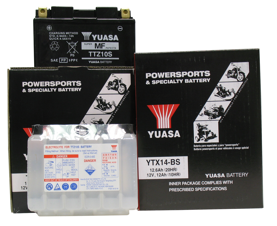 Yuasa > Onderhoudsvrije batterijen 12V