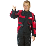 ROLEFF : VESTE ENFANT - Noir-Rouge