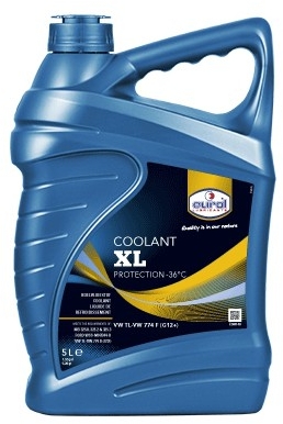 EUROL Coolant XL -36° (G12+), Koelvloeistof voor de moto, 5 liter
