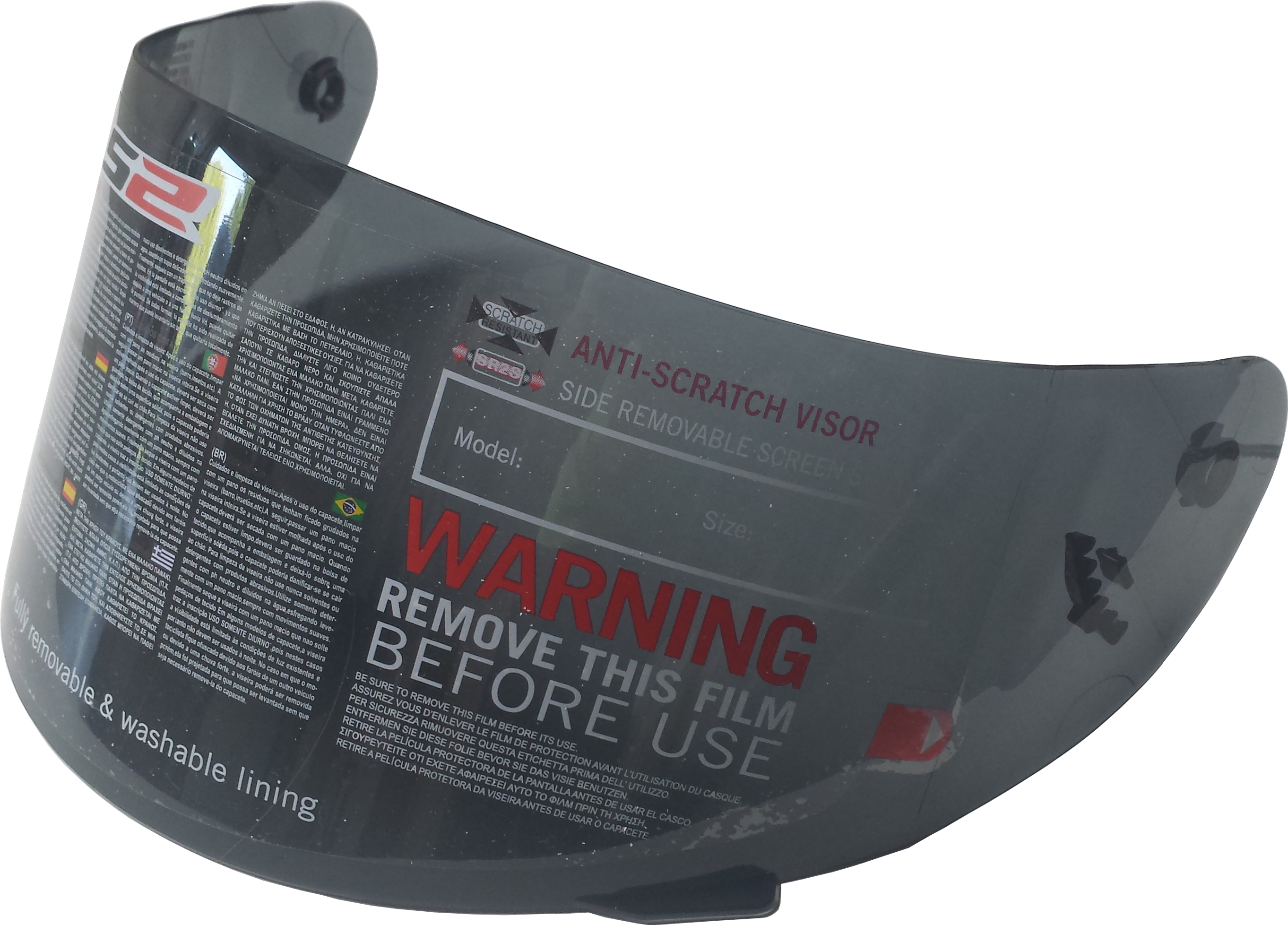 Ls2 Visière Ff Mhr 21 Teintée Radeu
