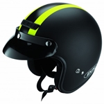 IXS : HX 105 - Noir Mat-Jaune Fluo