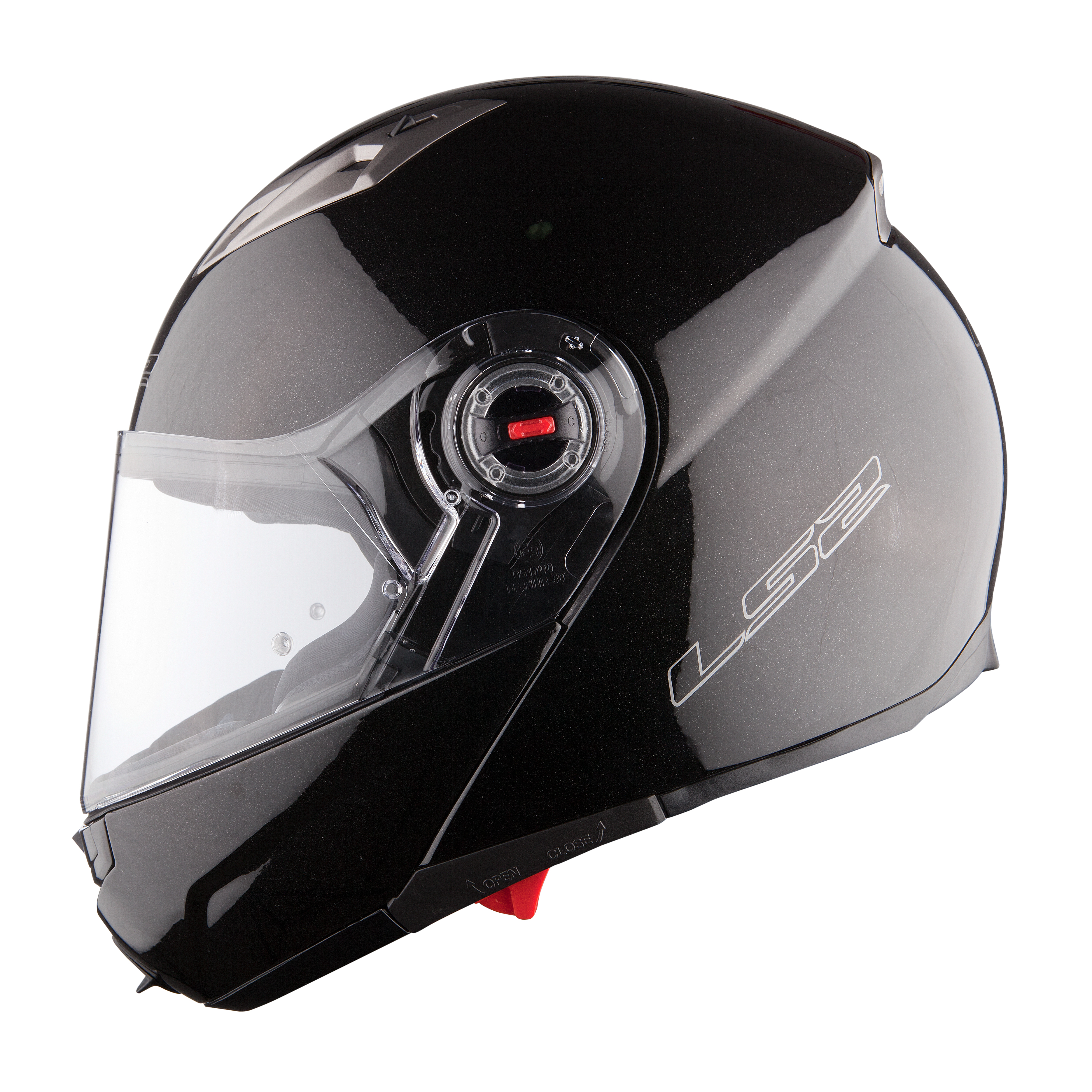 LS2 FF370 Easy Zwart - Systeemhelm | RAD