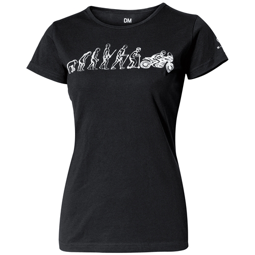 HELD T-Shirt Bike-olution Lady, T-shirts voor de motorfietsrijder, Zwart