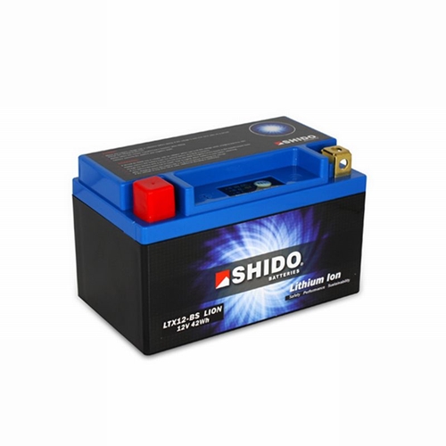 SHIDO Lithium-Ion batterij, Batterijen moto & scooter, LTX12-BS