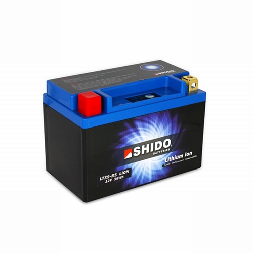 SHIDO Lithium-Ion batterij, Batterijen moto & scooter, LTX9-BS