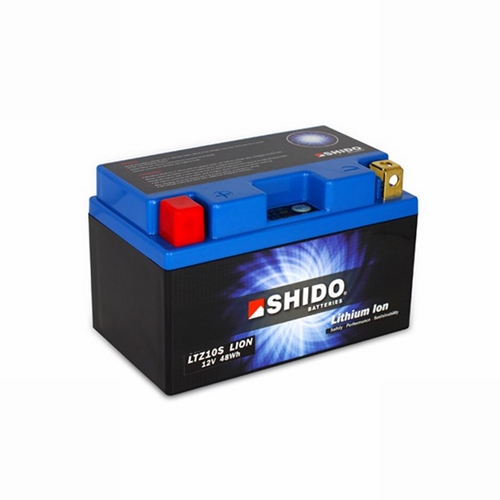SHIDO Lithium-Ion batterij, Batterijen moto & scooter, LTZ10S