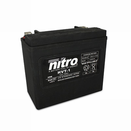 NITRO Gesloten batterij onderhoudsvrij, Batterijen moto & scooter, HVT-01-SLA
