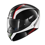 SHARK : SKWAL SPINAX - Noir-Blanc-Rouge