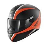 SHARK : SKWAL SPINAX - Mat Noir-Orange-Blanc