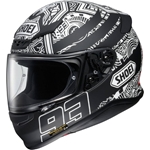 SHOEI : NXR MARQUEZ DIGI ANT - Mat Noir-Blanc TC5
