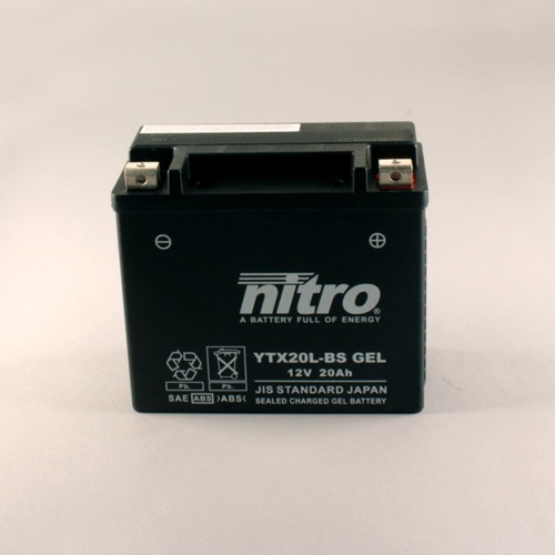 NITRO Gesloten batterij onderhoudsvrij, Batterijen moto & scooter, NTX20L-SLA