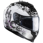HJC : IS-17 Barbwire - Noir-Blanc