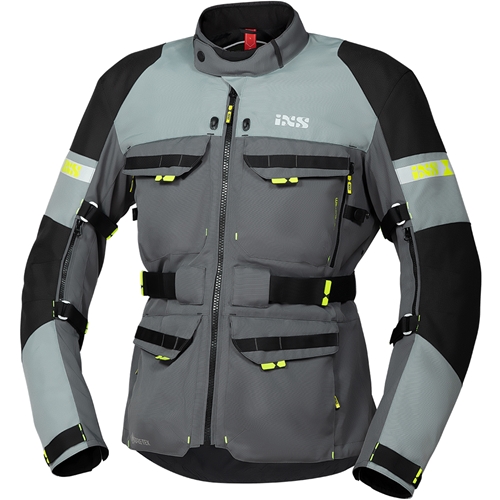 IXS Adventure-GTX jacket, Gore-Tex® motorjas heren, Zwart Groen
