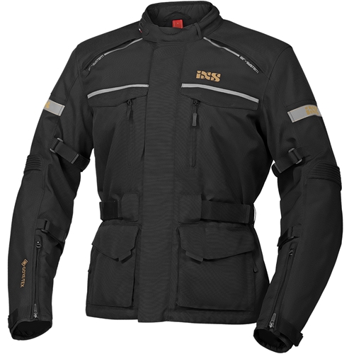 IXS Classic-GTX jacket, Gore-Tex® motorjas heren, Zwart