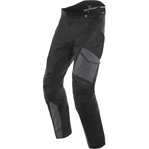 DAINESE Tonale D-Dry® Pants, Textiel motorbroek heren, Zwart-Ebony-Zwart