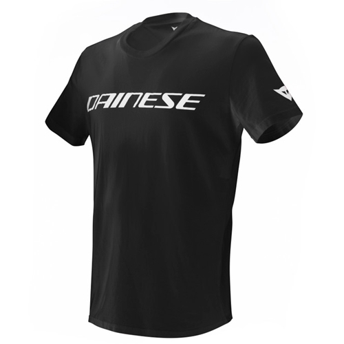 DAINESE T-Shirt, T-shirts voor de motorfietsrijder, Zwart-Wit