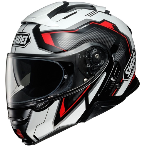 SHOEI Neotec 2 Respect, Systeemhelm, Wit-Zwart-Rood TC-1