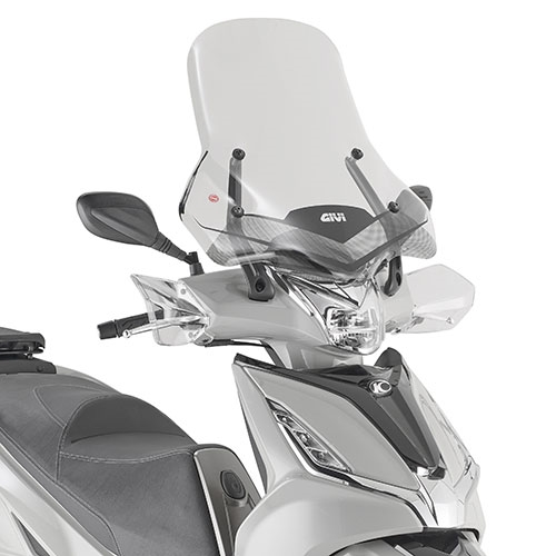 GIVI Windscherm, moto en scooter, 6114DT Transparant excl. montagekit