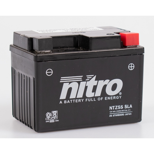 NITRO Gesloten batterij onderhoudsvrij, Batterijen moto & scooter, NTZ5S-SLA