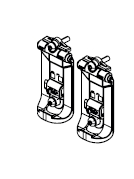 GIVI Haaksysteem (Rechts / Links) ALASKA, Onderdelen motokoffers, Z9837R